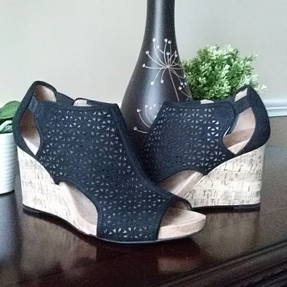 Life Stride Shoes - Life Stride Soft System Cork Heel Wedge Sandel